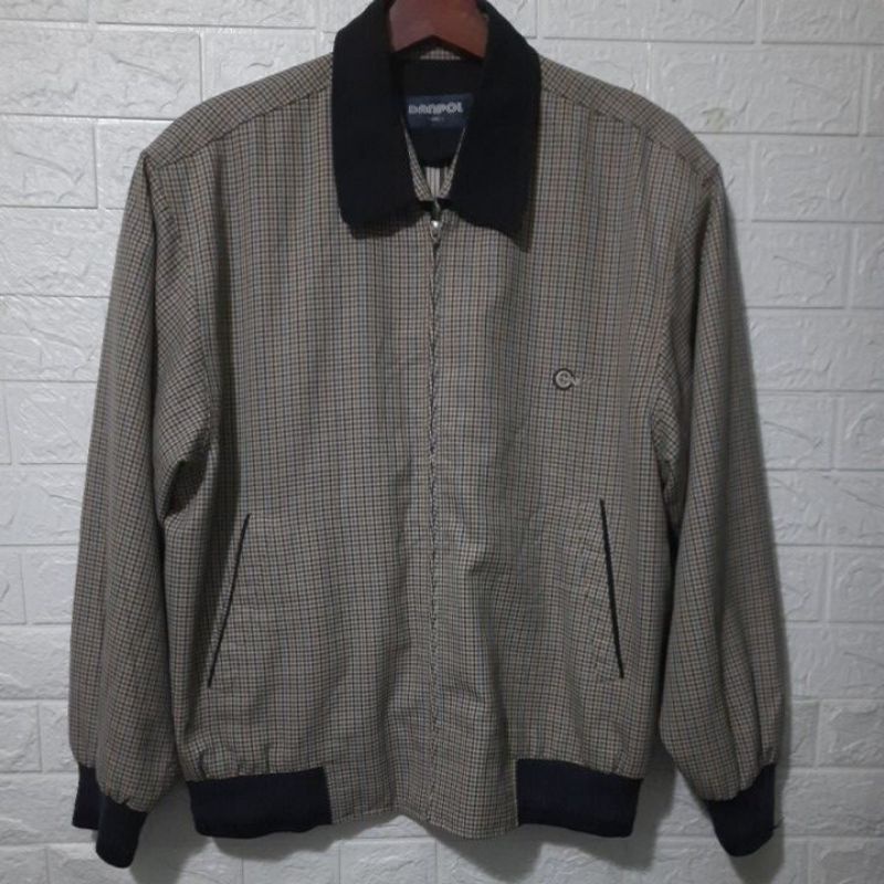 Jaket kotak kotak Casual Harrington DANPOL size XL