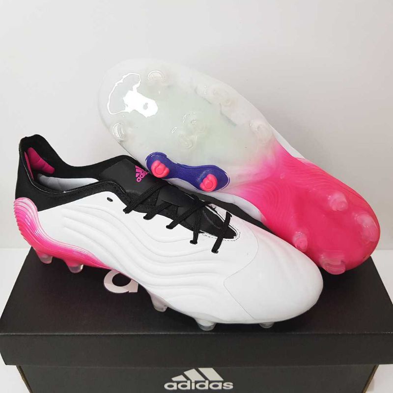 NANDA STORE - Sepatu Soccer Adidas Copa Sense .1 White Shock Pink