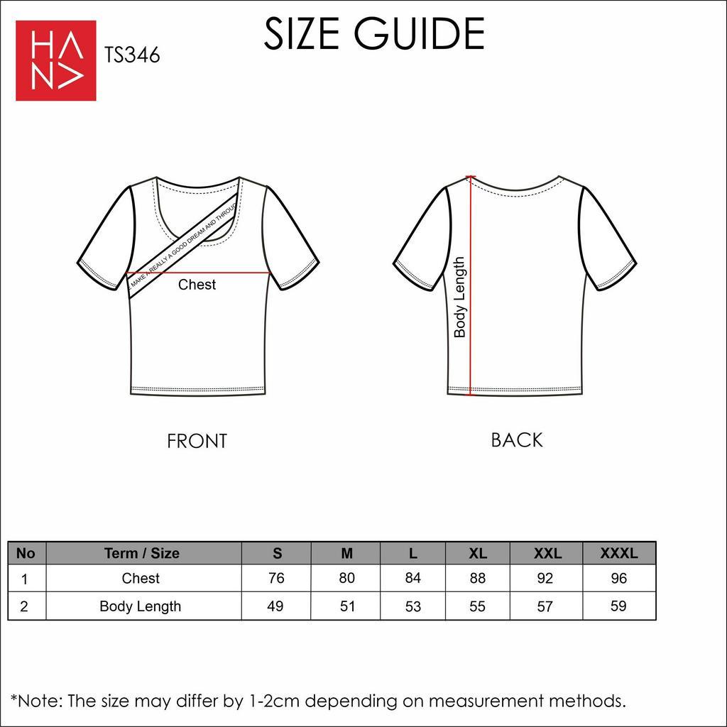 Hana Fashion - Good Dream T-shirt Korean Style / Kaos Wanita Gaya Korea - TS346