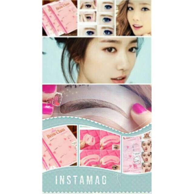 `ღ´ PHINKL `ღ´ Etude house mini brow class per set isi 3 bentuk alis sesuai wajah korea beauty tools alat unik