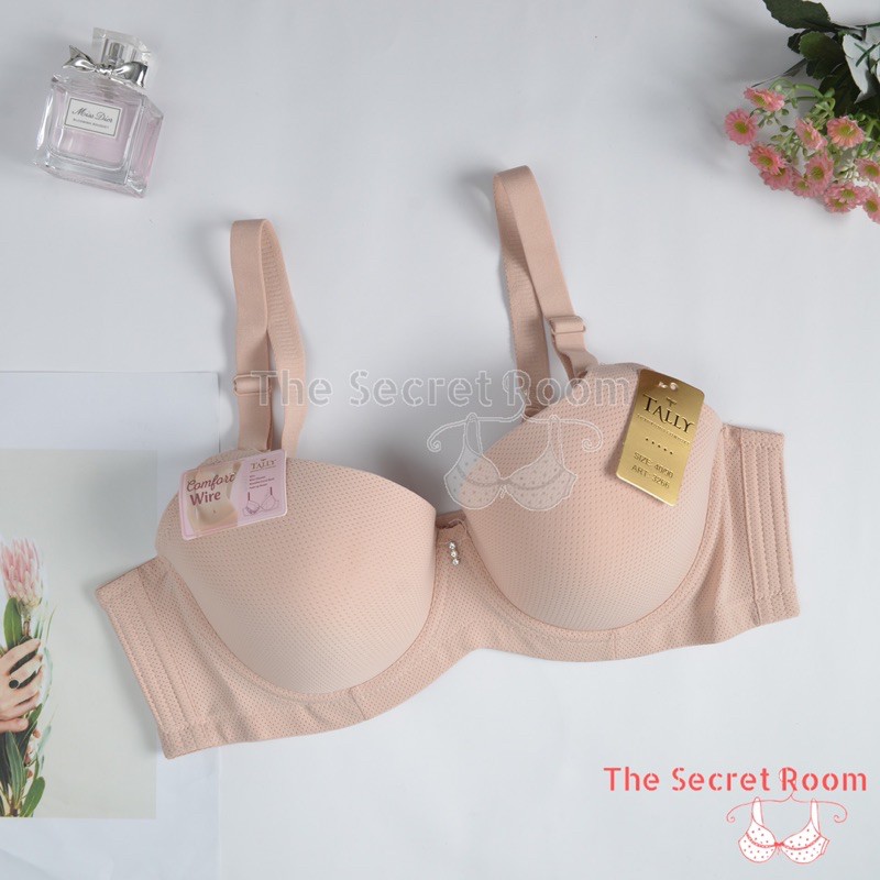 TALLY BRA BH JUMBO 3266 I ADA KAWAT I BUSA TIPIS I CUP D I SIZE 38-44