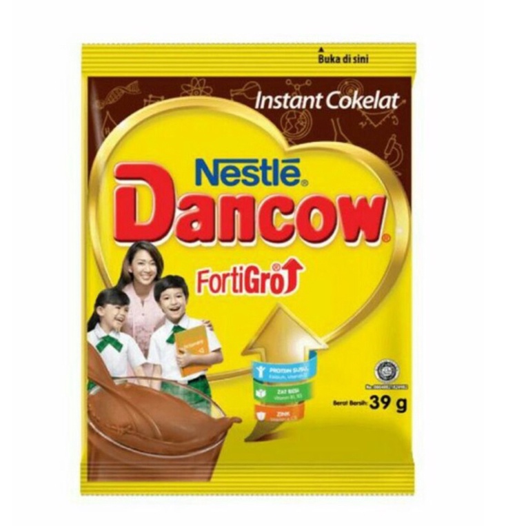 

SUSU BUBUK DANCOW FORTIGRO COKLAT 39Gr sachet