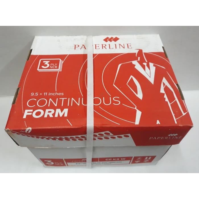 

PAPERLINE Continuous Form 9 1/2 x 11 3 Ply (K3) | Kertas Komputer