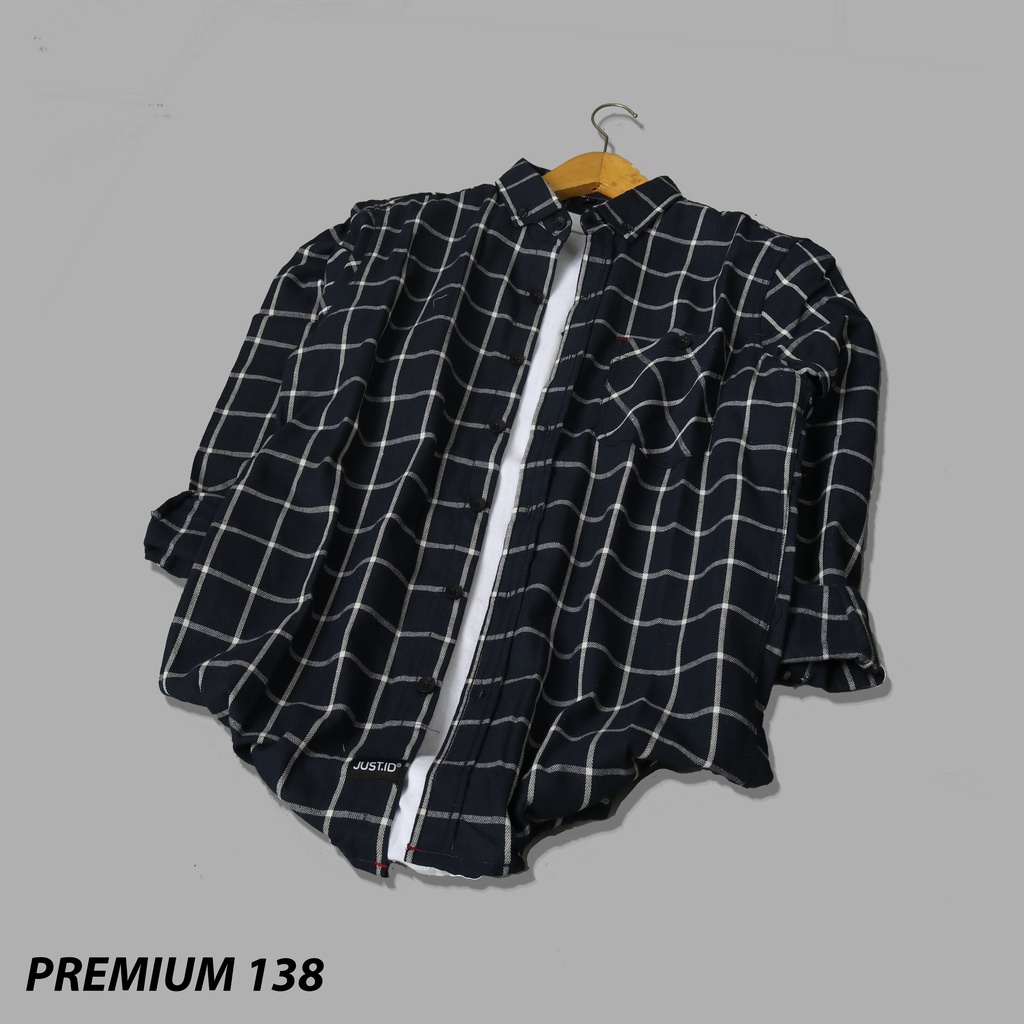 Kemeja Flanel Pria Lengan Panjang Premium Distro