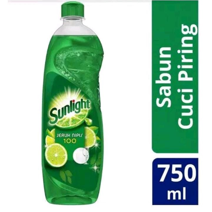 Sunlight Jeruk Nipis 100 Pencuci Piring Botol 750ml
