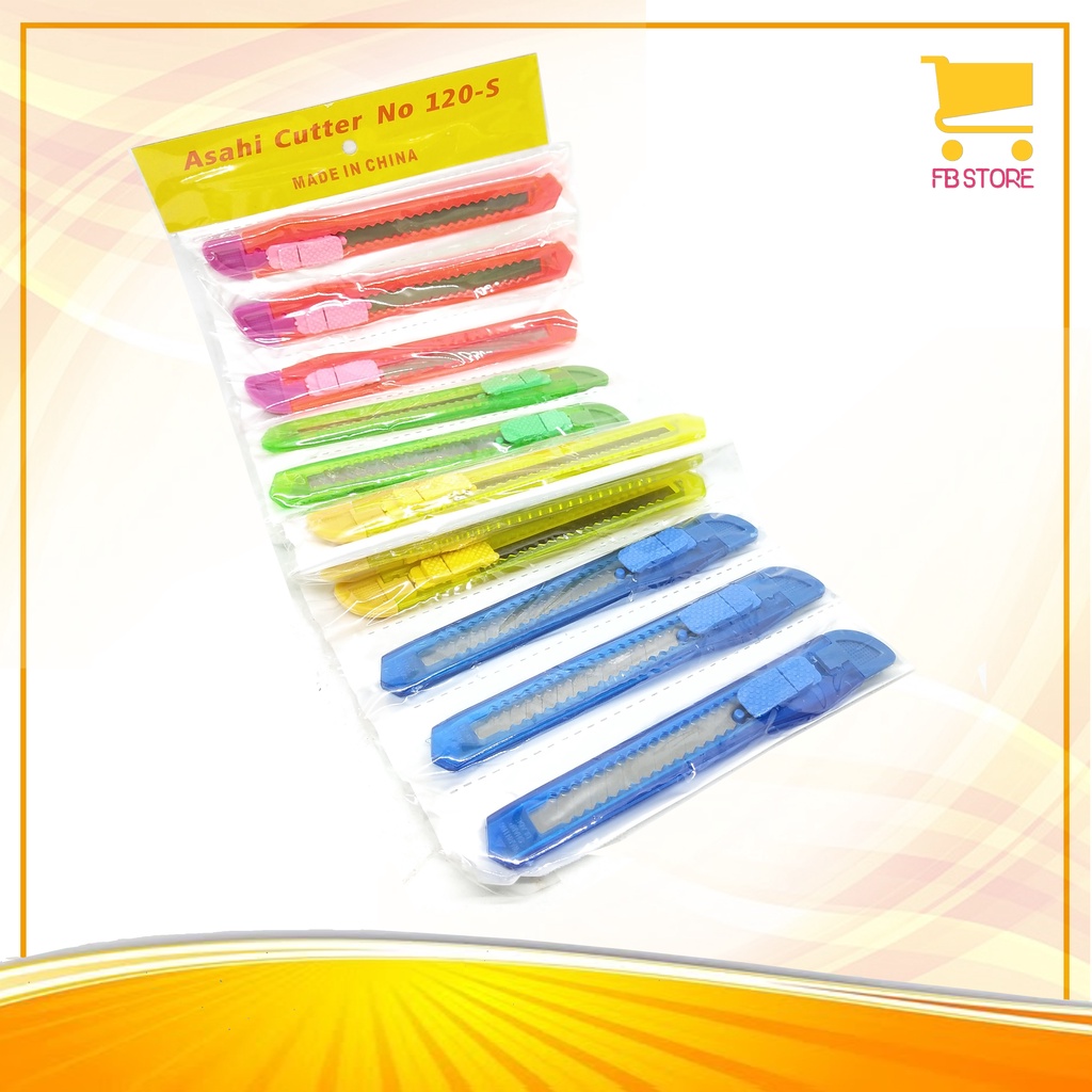 

Silet / Cutter Warna Kecil 12,5Cm Warna Dan Merk Random Per Lusin