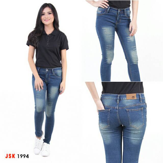 Skinny Jeans Wanita / Celana Import Murah / Jeans Cewek /JSK