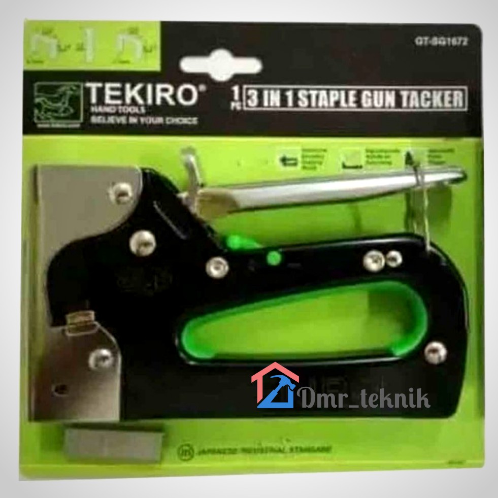 

STAPLES TEKIRO Gun Tacker 3 in 1 - 6 - 14 mm Staples Jok Tembak Hekter