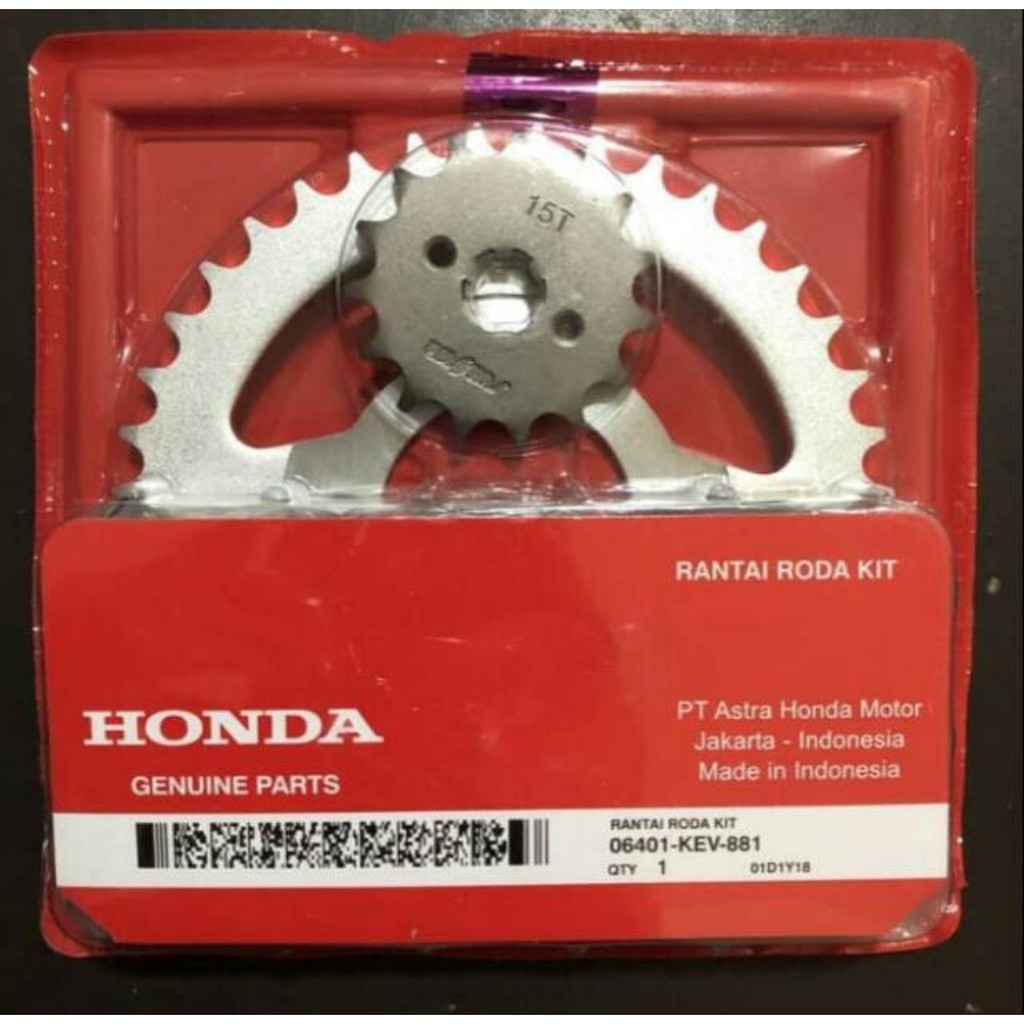 GEAR SET GIR KIT PAKET RANTAI HONDA SUPRA X LAMA FIT KEV