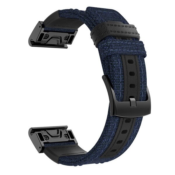 Nylon Woven Garmin Fenix 5 Plus 6 strap tali jam band canvas 22mm 945