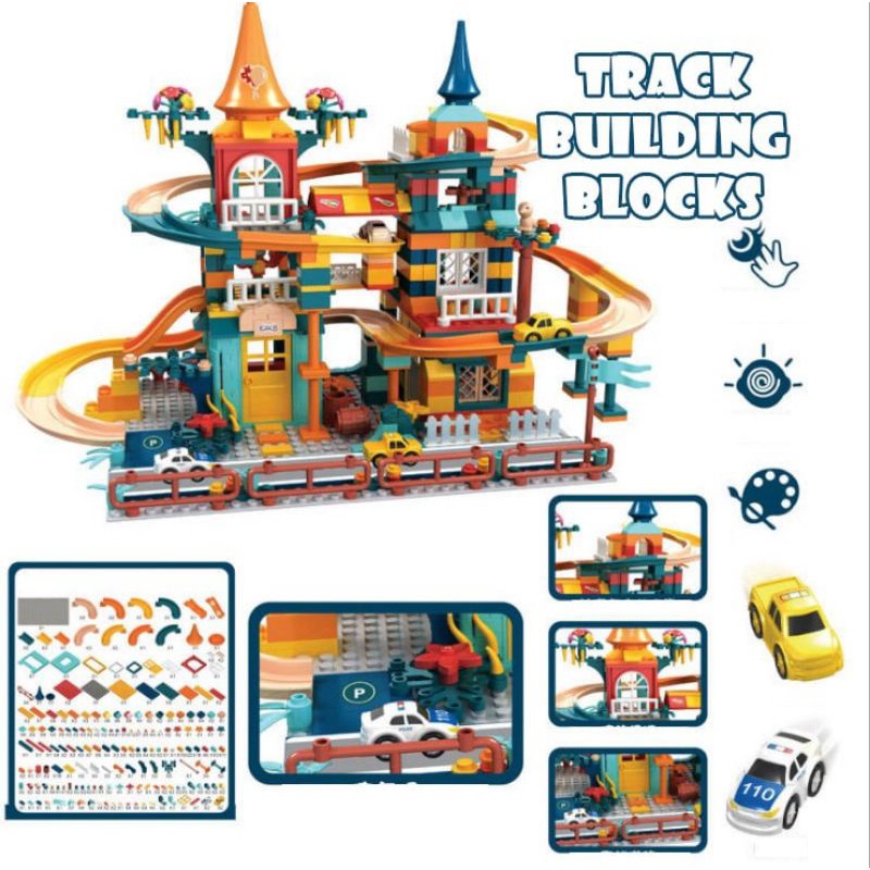 Slide Track Building Blocks Block Paradise 512 pcs