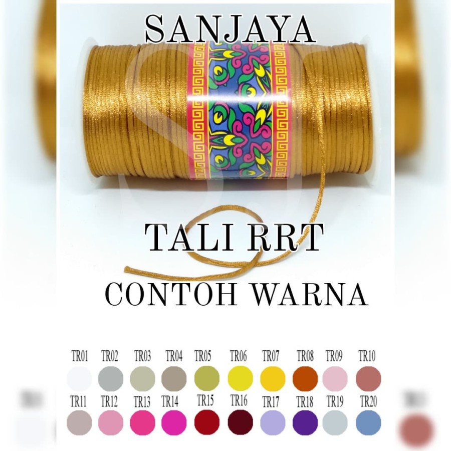 TALI SATIN / TALI CINA / TALI SIMPUL 2MM / TALI KALUNG / TALI GELANG / TALI RRT POLOS