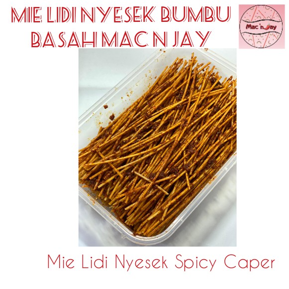 

Mie Lidi Makaroni Mie Lidi Gepeng Mac N Jay BUMBU BASAH