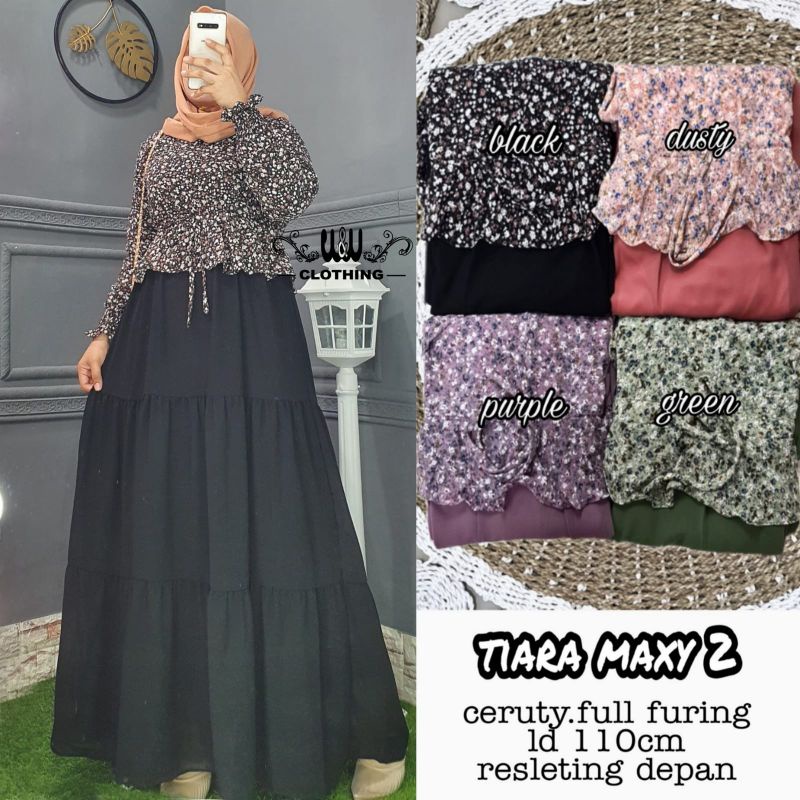 TIARA MAXY CERUTY FULL FURING BY W&W CLOTHING