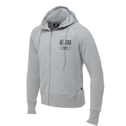 Produk Terbaru Converse All Star Blocked Women'S Full Zip Hoodie - Grey