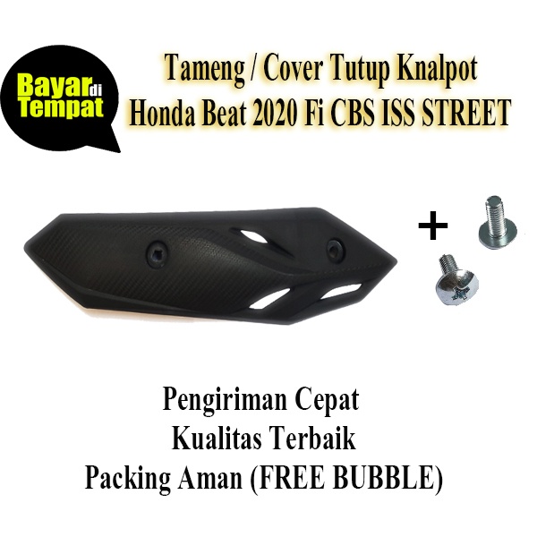 Cover tameng tutup knalpot honda beat new led 2020 / Tutup Knalpot Beat FI ESP 2020 / BAUT KNALPOT