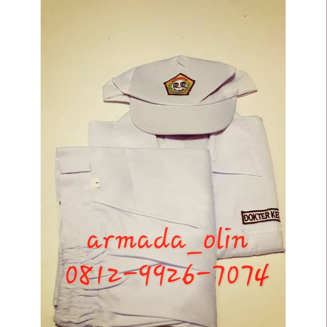 Baju anak Dokter 2-4 th|Baju Profesi Dokter umur 2-4 tahun|Baju Dokter Cilik umur 2-4 tahun|karnaval