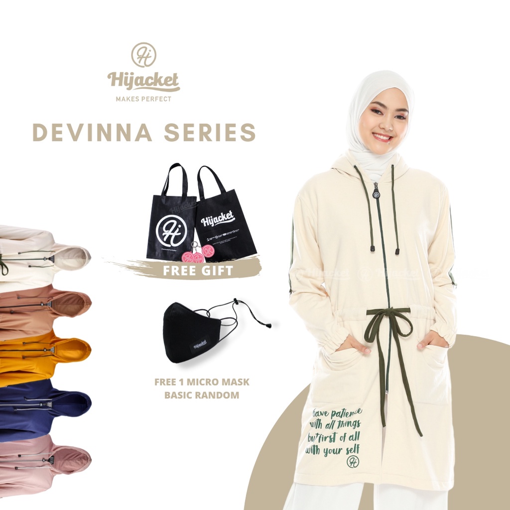 ✅TERBARU✅ Hijacket Original DEVINNA and KIDS Series Jacket Hijaber Jaket Wanita Muslimah Hijaket Jaket Hijab Hijaber Tebal Hangat Premium Jaket Musim Dingin