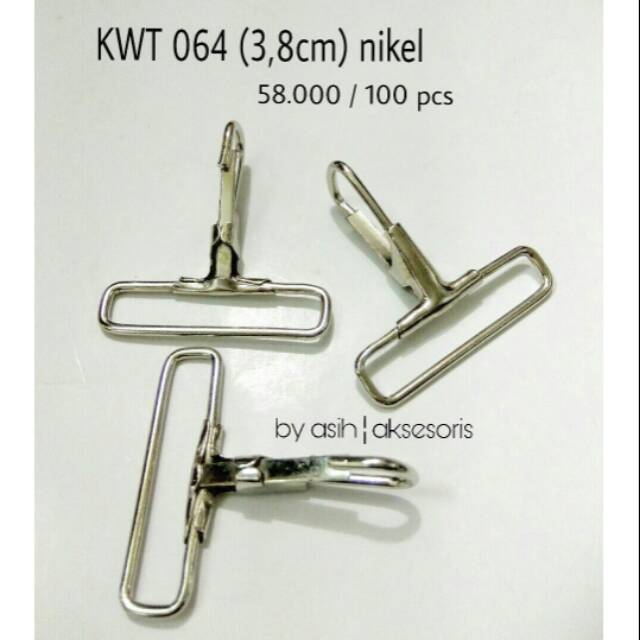 Kaitan tas mati 3,8cm@100pcs / KWT 064