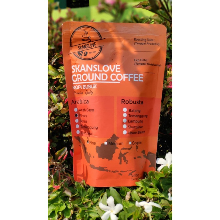 

Kopi Arabica Flores 150g | skanslovecoffee
