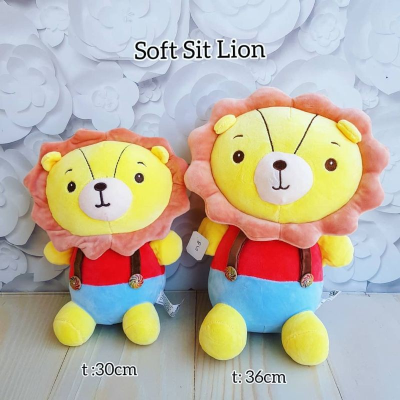 BONEKA SIT SOFT LION