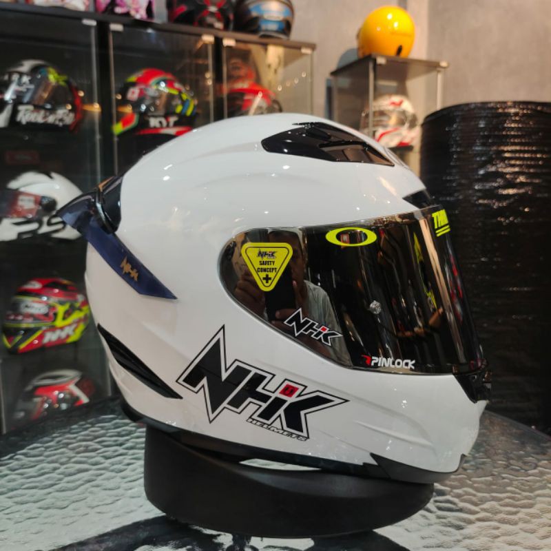 HELM NHK RX9 WHITE PAKET GANTENG HELM FULL FACE