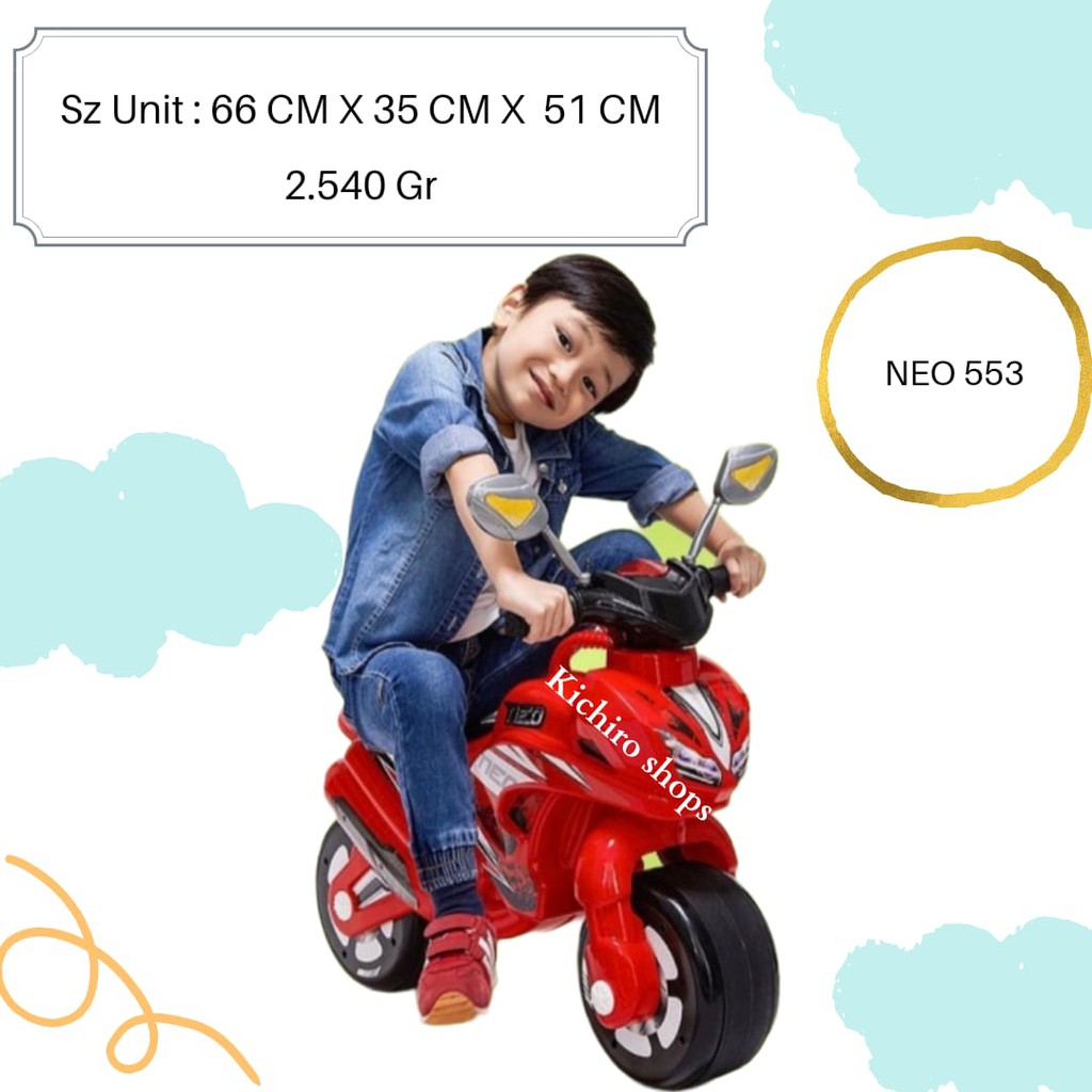 Mainan Anak SHP Motor Neo 553 Mainan Motor Balap - Kichiro Shops