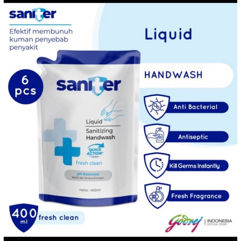 Saniter Liquid Hand Wash 400ml