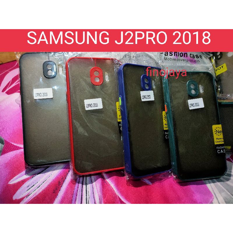 Case Aero My choice Samsung J2 Pro 2018 Silikon Dove Pelindung Camera