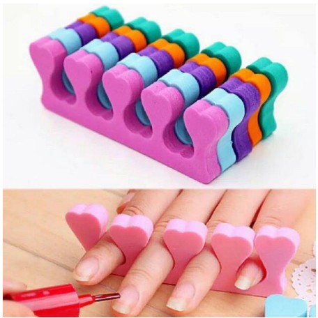 SEPASANG PEMISAH JARI NAIL ART ALAT MANICURE / FINGER TOE SEPARATOR ISI 2PCS MURAH