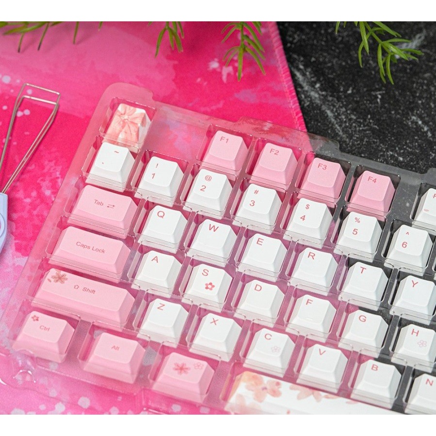 Yiqi New Cherry PBT Dye-sub Keycaps 122 set Cherry Profile