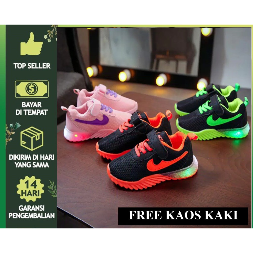 [BAYAR DI TEMPAT] SEPATU LED ANAK - SEPATU LED - SEPATU ANAK LED - SEPATU LED ANAK