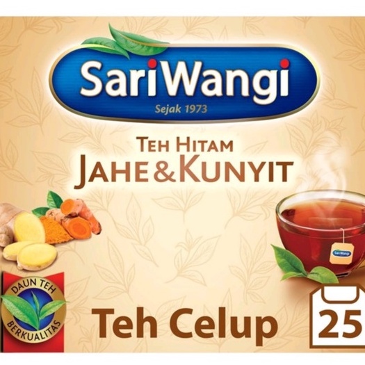 

Sariwangi Teh Hitam Jahe & Kunyit 25 Teh Celup 37.5 gr