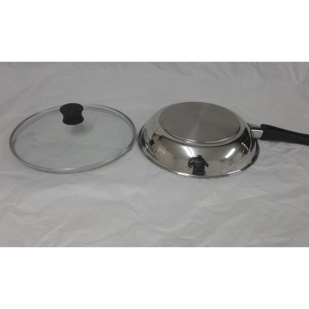 FRY PAN + TUTUP KACA 24cm Merk Bima Series Vita Cookware