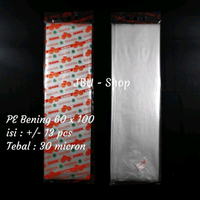 Jual Kantong Plastik Pe Besar Plastik Bening Plastik Sayur Pe 35x50 Pe 40x60 Pe 50x75 Pe 4687