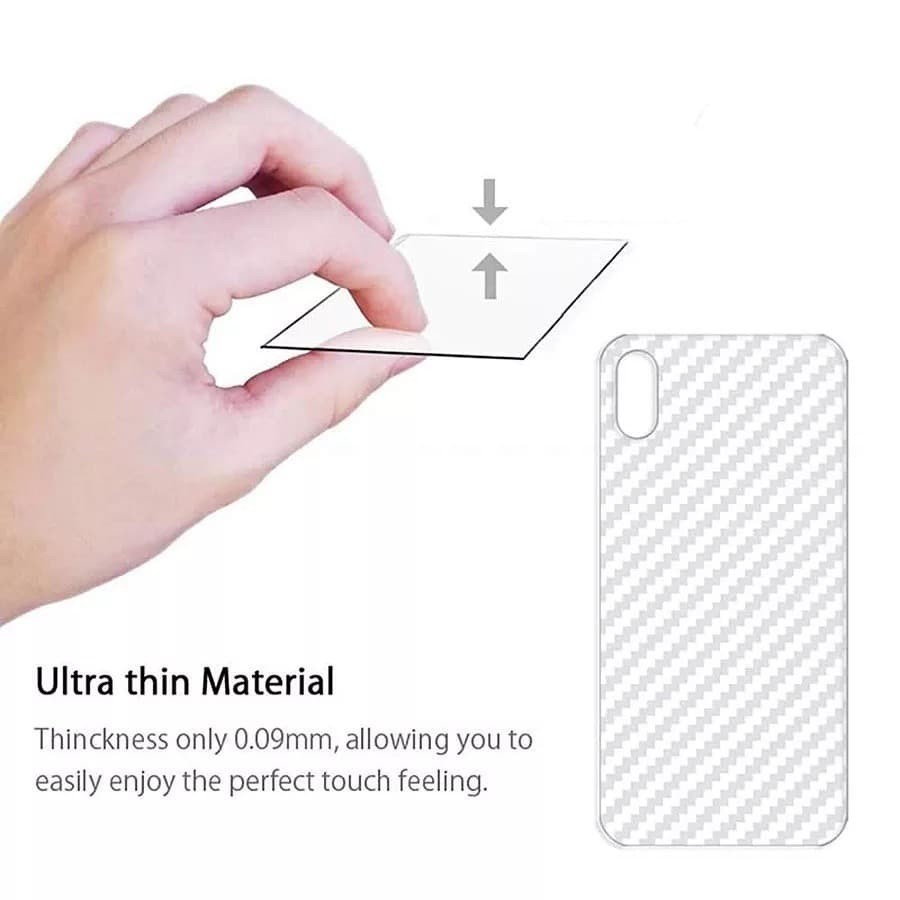 Oppo Realme 5 / 5i / 5 Pro / 6 / 6 Pro Skin Carbon Back Garskin Anti Gores Belakang