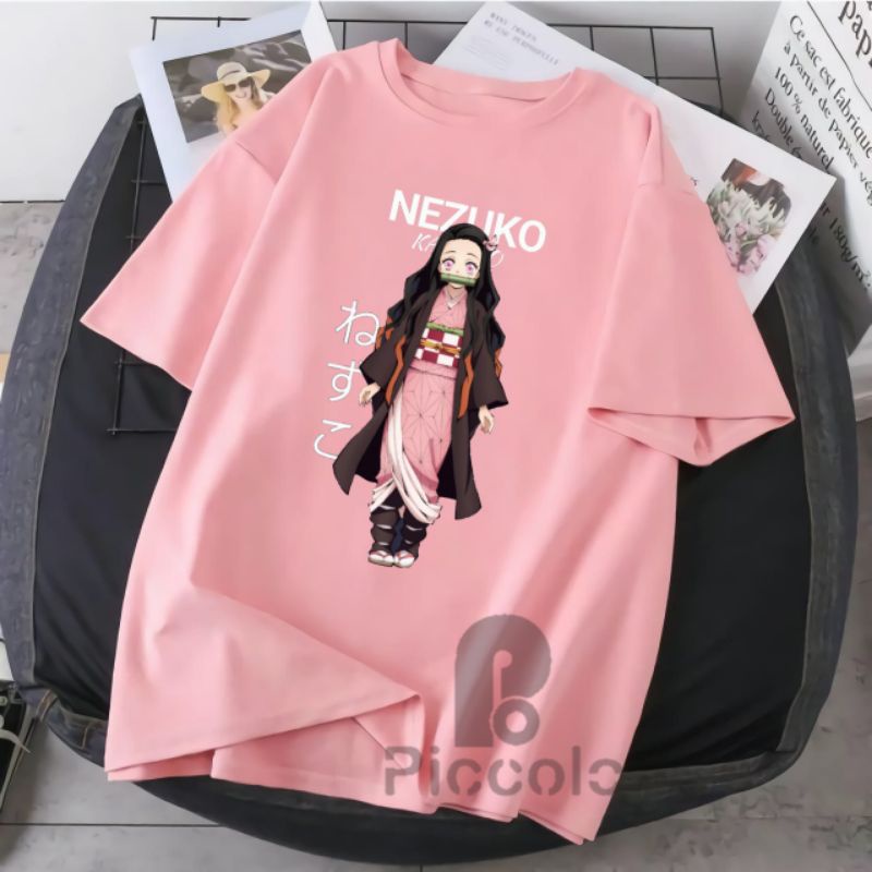 baju kaos anak anak Kitana Kimetsu No Yaiba / Baju Kaos Demon Slayer Nezuko Zenitsu t shirt