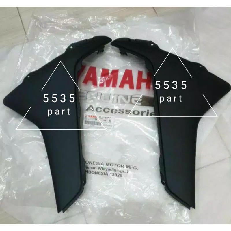 mole side nmax hitam doff original 1 set