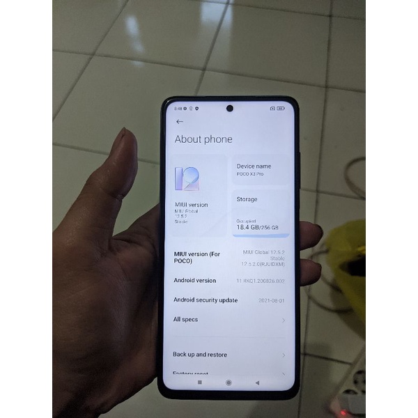 poco x3 pro fullset 8/256 resmi indonesia