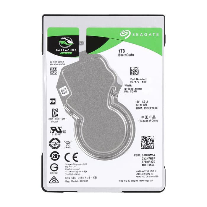 HDD Seagate Barracuda Internal 2.5&quot; / Notebook