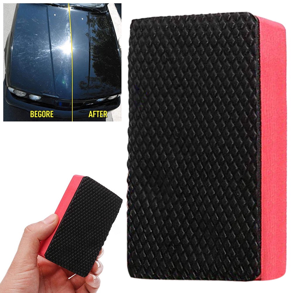 Universal Car Magic Clay Bar Pad Sponge Block /Cleaning Eraser Wax Polish Pad Tool / Car Wash Sponge Care Washing Tool