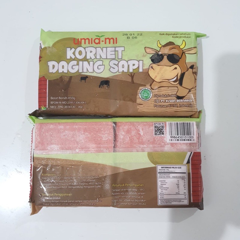 

Umiami Kornet Sapi 450gr