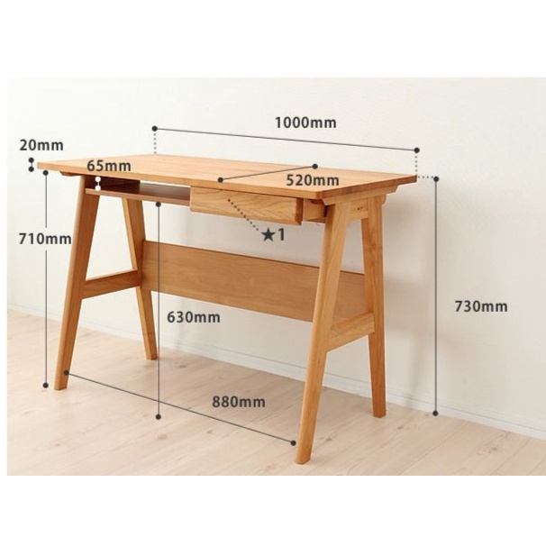 Meja Belajar Minimalis Meja Kerja 1 Laci