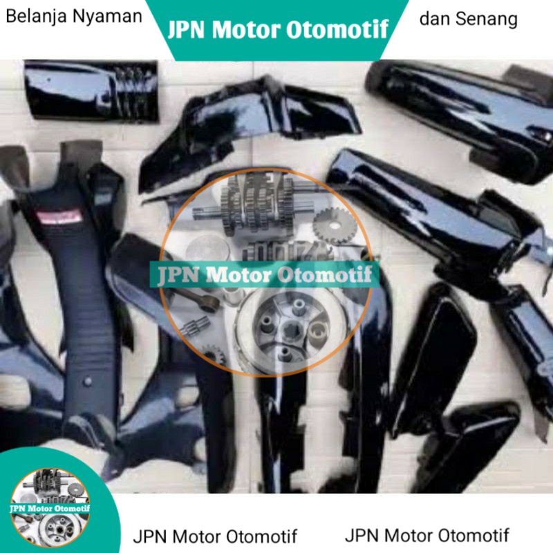 cover bodi body full set astrea gren grend grand impresa kasar dan halus..sayap luar hitam /putih