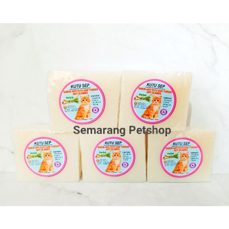 Sabun Kucing Anti Kutu dan Jamur Sabun Kucing Anti Kutu dan Rontok Sabun Kucing Wangi KUTUSEP for Ca