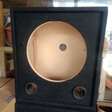 box subwoofer 12 inchi bungkus karpet partikel model kotak box speaker terminal speaker lubang angin