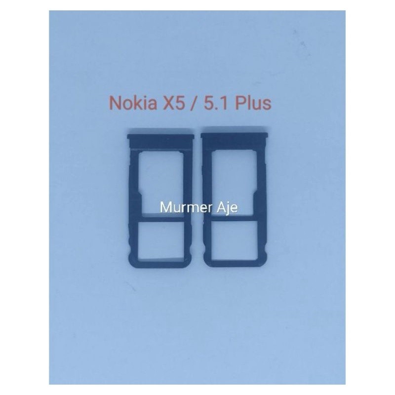 SIM TRAY SIM LOCK SLOT SIM CARD NOKIA X5 5.1 PLUS TEMPAT KARTU