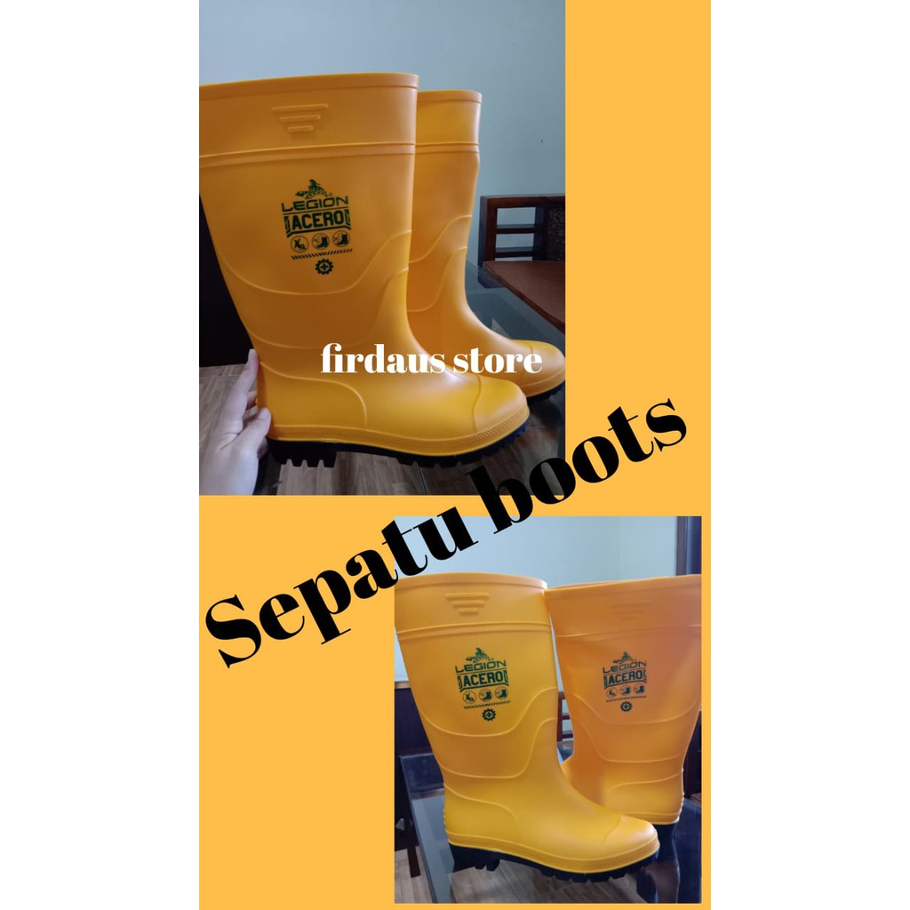 sepatu safety boot / sepatu safety boot karet legion