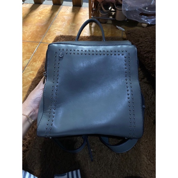 Hush Puppies Amaryllis Backpack/Backpack kulit original preloved/Tas Gendong Kulit Asli