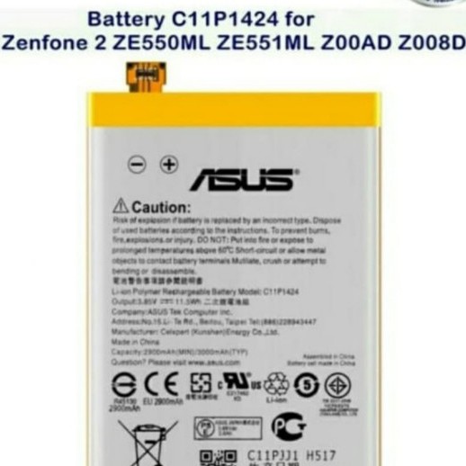 BATERAI ASUS C11P424 / ZE550ML / ZE551ML / Z008D Z00AD